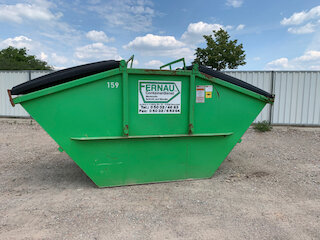 10 Kubikmeter Absetzcontainer mit Deckel @ 