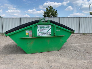 5 Kubikmeter Absetzcontainer mit Deckel  @ 